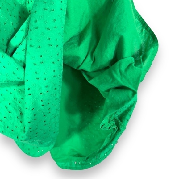 4 for $40 SALE! J Crew Mercantile Eyelet Tie-Front Dress, Apple Green, Size S - Picture 11 of 15